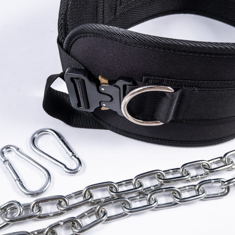 Pas obciążeniowy Dip Belt z klamrą regulowany