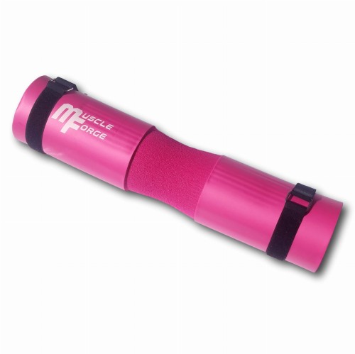 Ochraniacz na kark - pianka osłona na gryf sztangę różowa