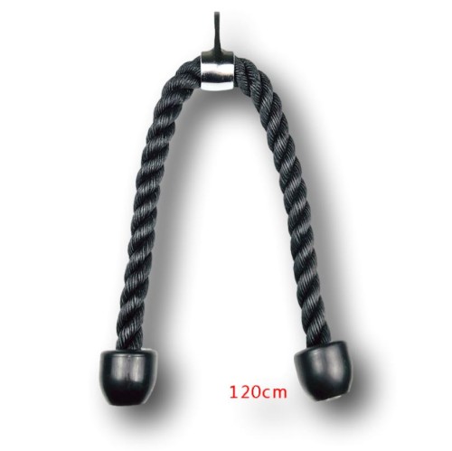 Sznur lina do wyciągu atlasu na triceps uchwyt 120 cm