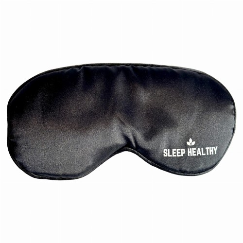 Jedwabna opaska na oczy z zatyczkami