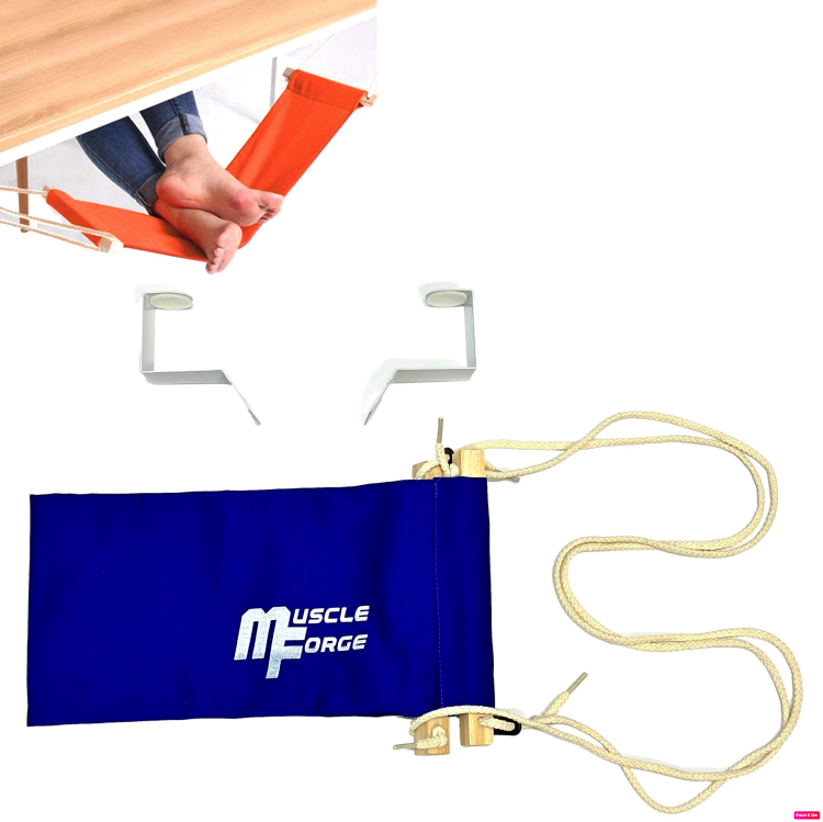 Hamak na stopy niebieski foot hammock blue