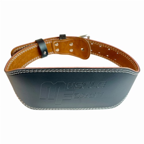 Pas kulturystyczny do trójboju czarny L