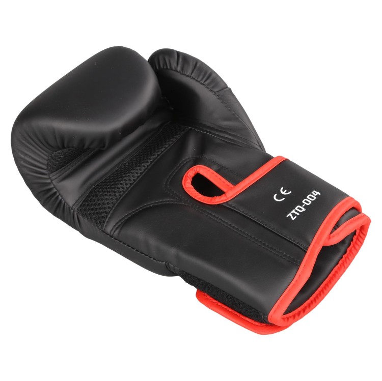 Rękawice bokserskie CombatCraft 10 uncji czarne matowe