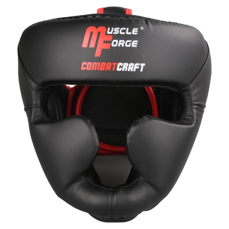 Kask Bokserski CombatCraft rozmiar S czarny matowy