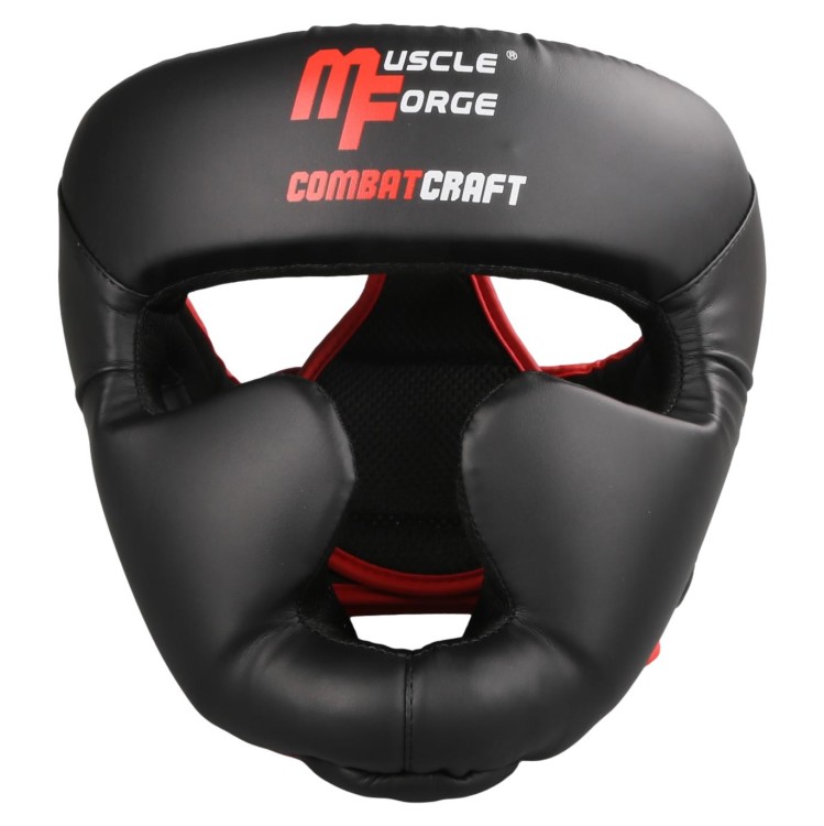 Kask Bokserski CombatCraft rozmiar L czarny matowy