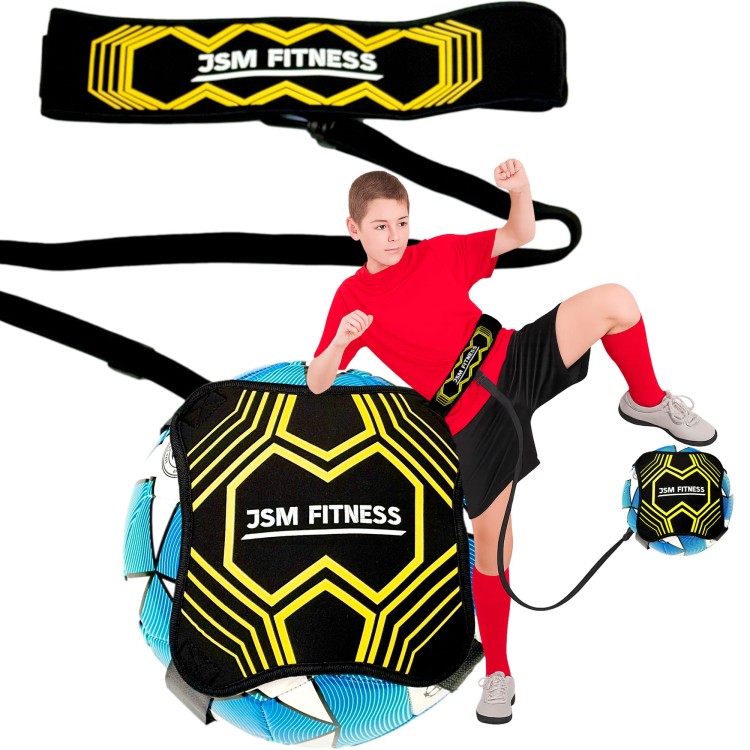 Trenażer do piłki nożnej pas treningowy z gumą elastyczną