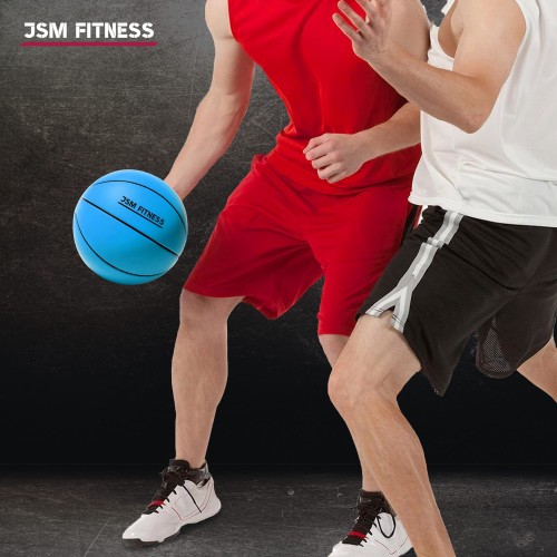 Cicha Piłka do Koszykówki 18 cm Niebieska