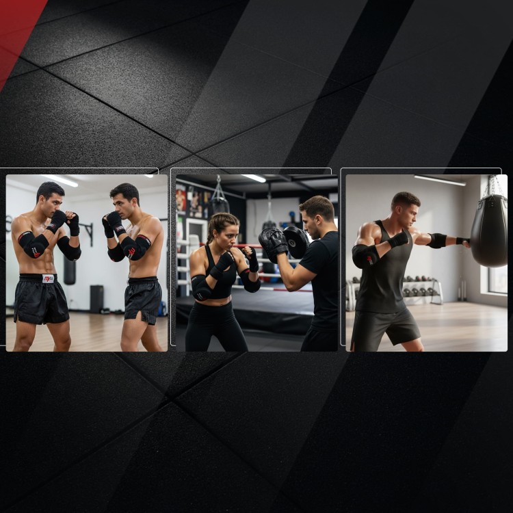 Ochraniacze na Łokcie CombatCraft rozmiar S czarne wsuwane