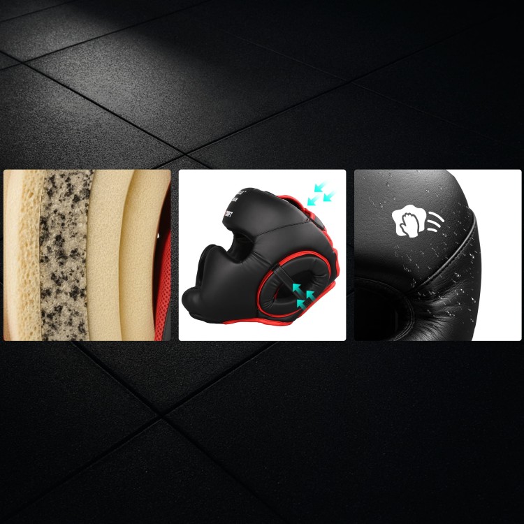 Kask Bokserski CombatCraft rozmiar L czarny matowy