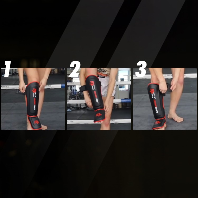 Ochraniacze na Piszczele CombatCraft rozmiar M czarne matowe