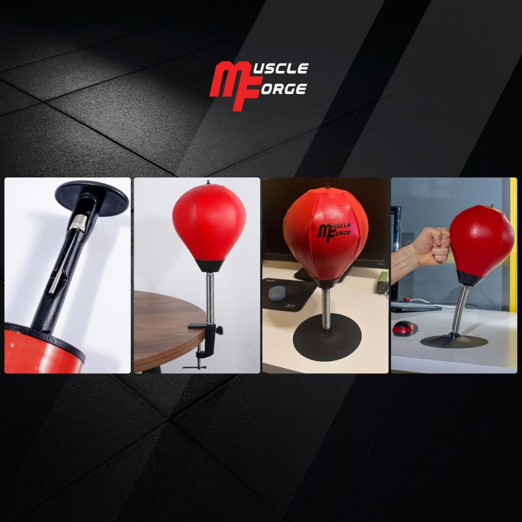 Gruszka bokserska na biurko antystresowa z uchwytem