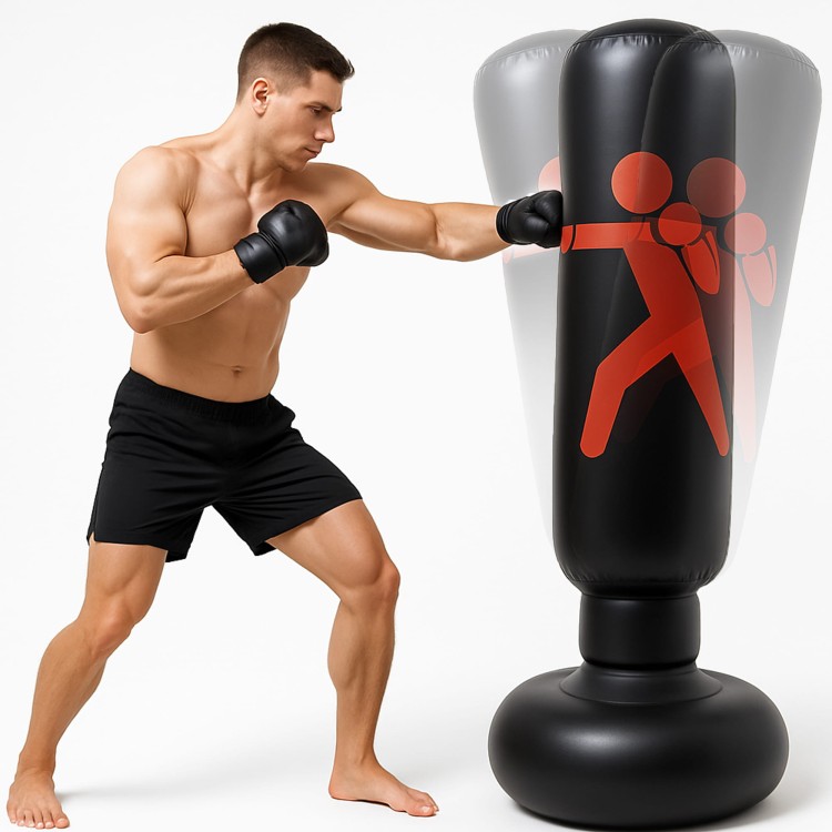 Dmuchany worek treningowy / bokserski + pompka - na prezent