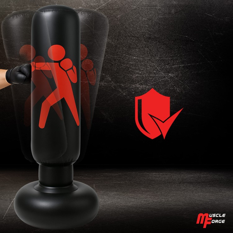 Dmuchany worek treningowy / bokserski + pompka - na prezent