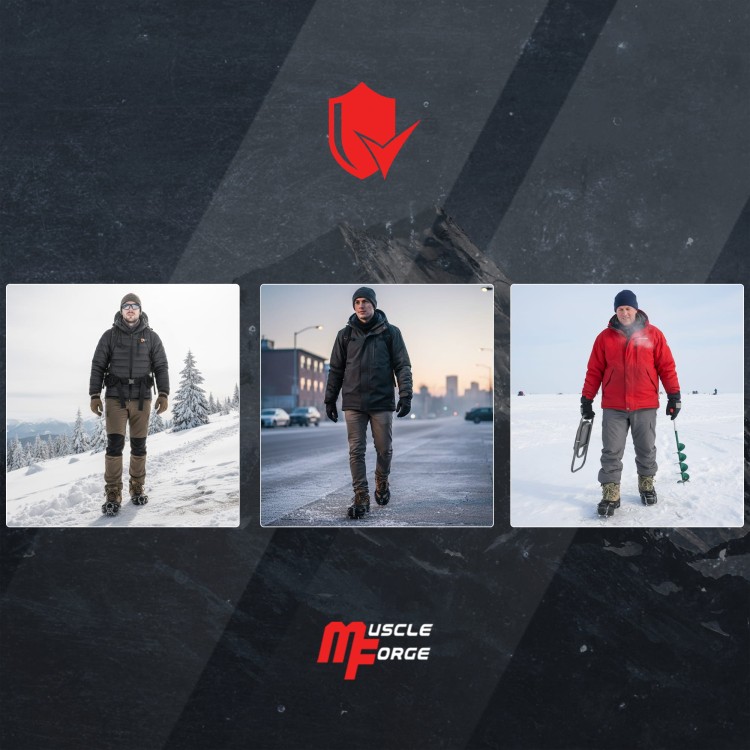 Raki na buty kolce antypoślizgowe 42-45 (L) 19 KOLCÓW