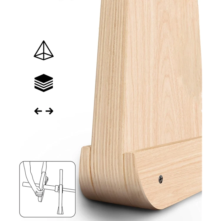 Deadlift Jack podnośnik do sztangi stojak do zmiany obciążenia drewniany