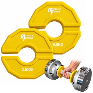 Obciążenia Ułamkowe Micro Plates 0,5 kg 2 szt.
