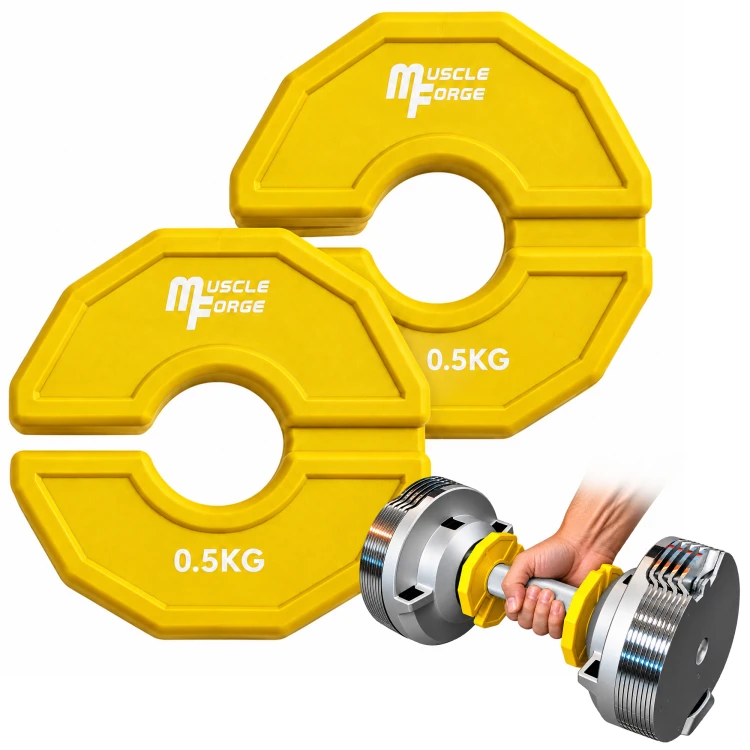 Obciążenia Ułamkowe Micro Plates 0,5 kg 2 szt.