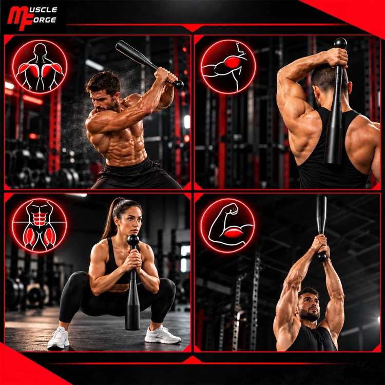 Maczuga Treningowa Clubbell Stalowa 4 kg