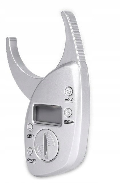 Elektroniczny fałdomierz do pomiaru tkanki tłuszczowej