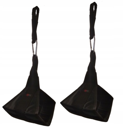 Uchwyty pasy rękawy do ćwiczeń brzucha na drążku