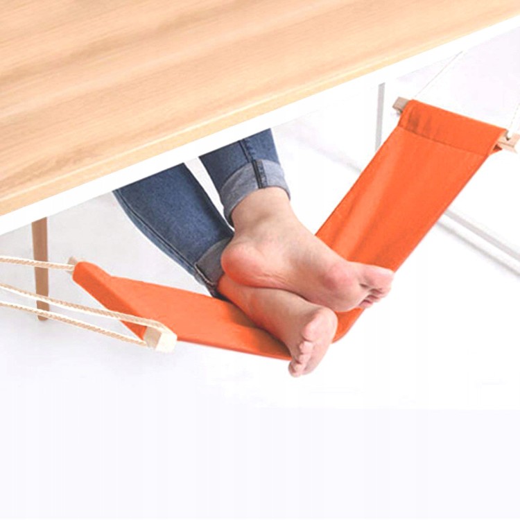 Mini hamak na stopy pod biurko do pracy
