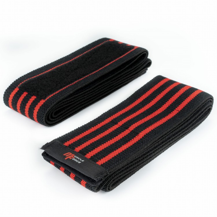 Taśmy / opaski na kolana do ćwiczeń trójboju 2 szt.