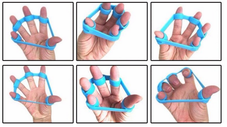 Gumy do cwiczeń palców