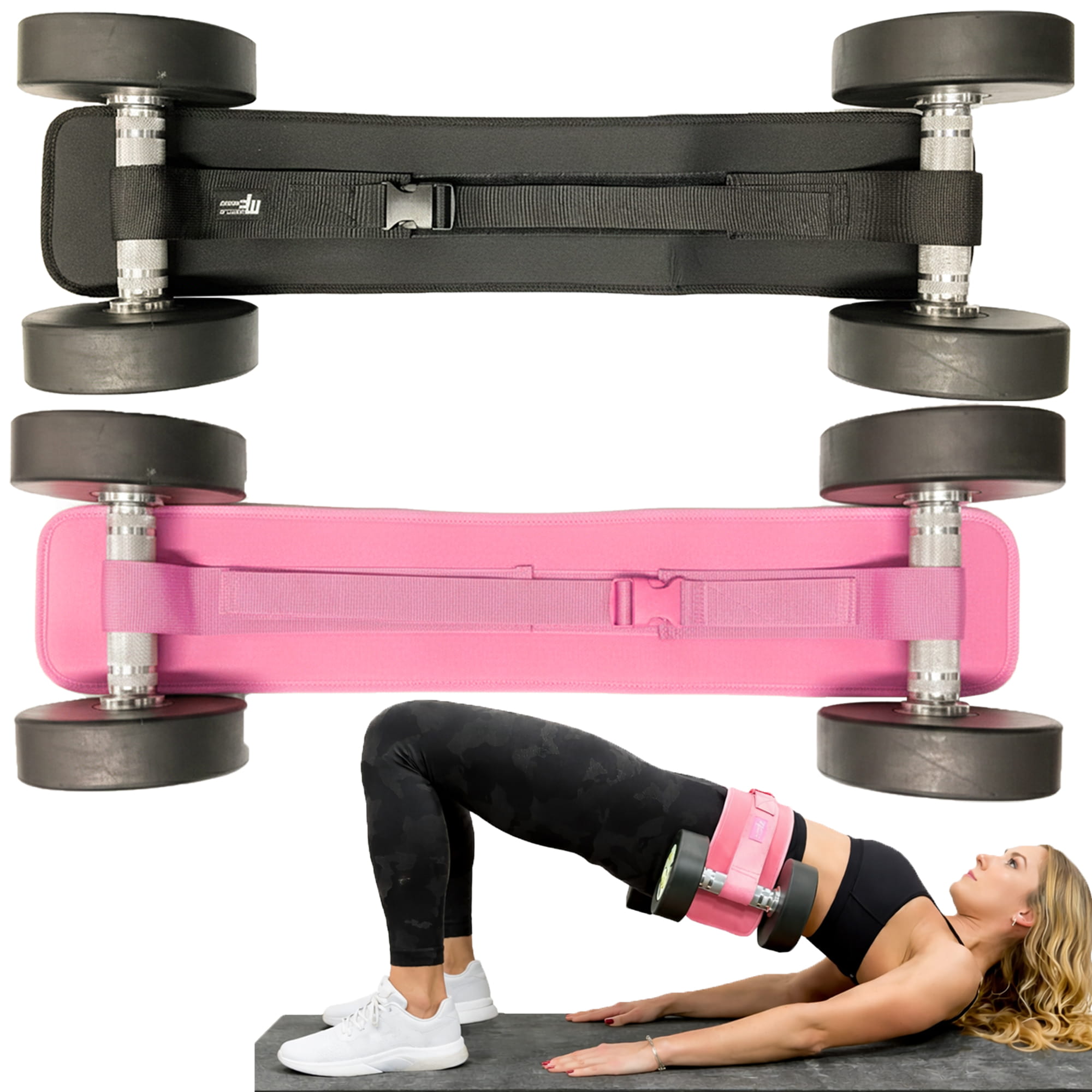 Pas obciążeniowy hip thrust na biodra do mocowania hantli i ćwiczeń pośladków