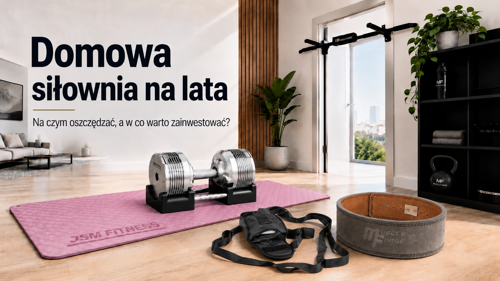 Domowa siłownia na lata: Na jakim sprzęcie nie warto oszczędzać, a gdzie szukać budżetowych rozwiązań?