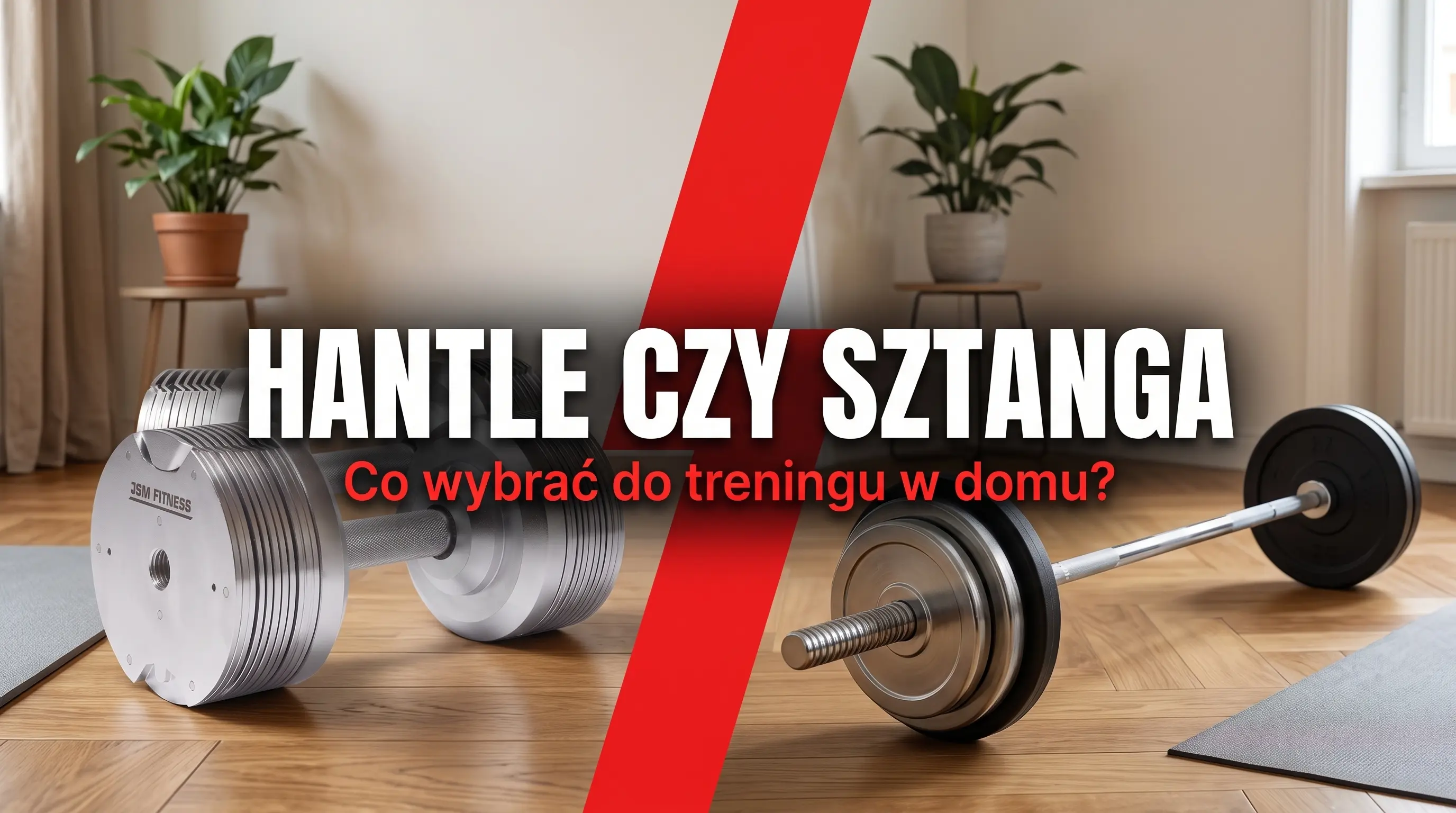 Hantle czy sztanga – co lepsze do treningu w domu