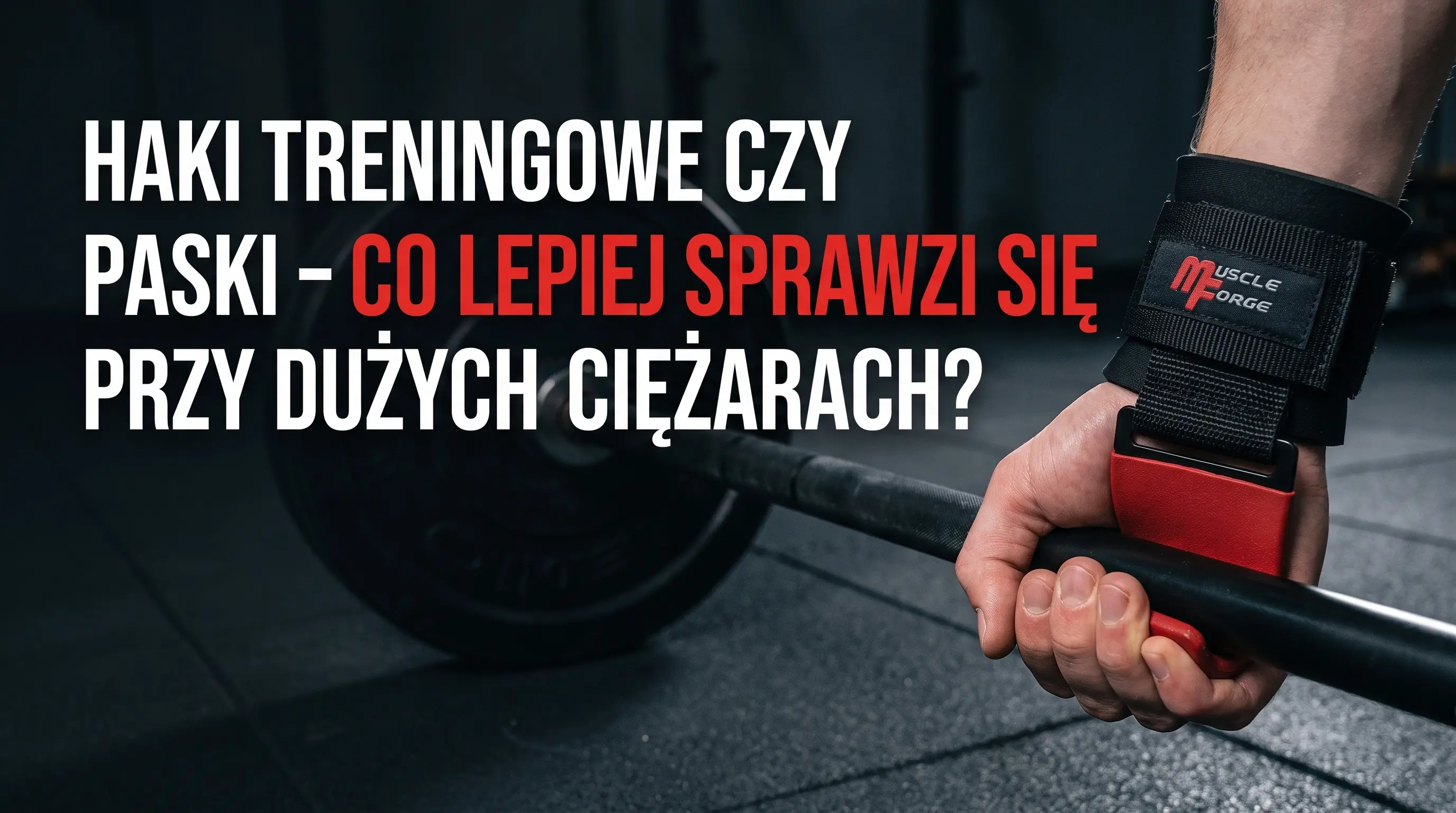 Haki treningowe czy paski - co lepiej sprawdzi się przy dużych ciężarach?